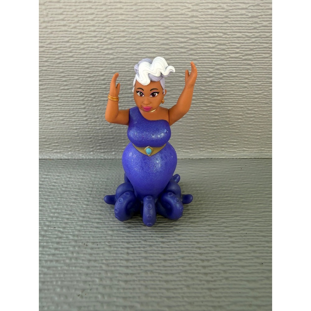 Disney Little Mermaid Ursula Sea Witch Action Figure Purple Glitter 5.5 Inch